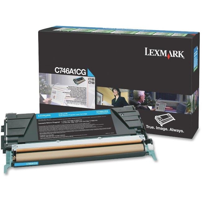 Lexmark International Crtdg Tonr C746 C748 Cyn 7K LEXC746A1CG
