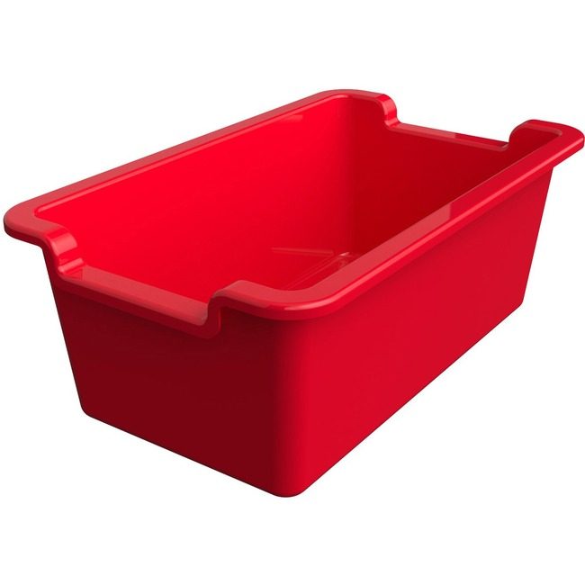 Deflecto Bin Rectangle Red DEF39510RED