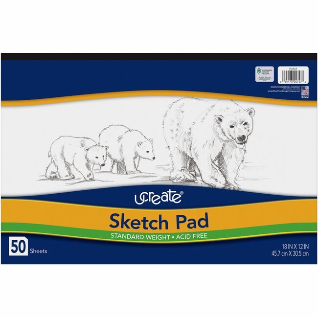Pacon Corporation Pad Sketch 12X18 We 50SH PAC4747
