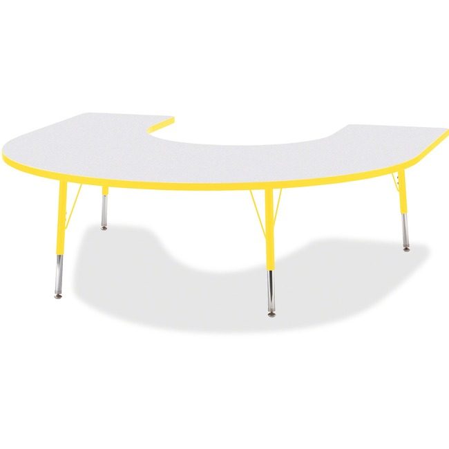 Jonti-Craft, Inc. Table Horseshoe 60X66 Gy/Yw JNT6445JCE007