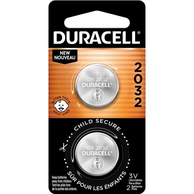Duracell Battery Btn Cell Lihm 2 Pack DURDL2032B2
