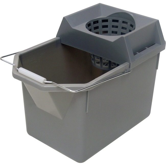Rubbermaid Commercial Products Combo Strainer Pail&Mop RCP619400STL