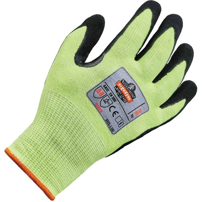 Ergodyne Gloves Coated Cr A4 L Lime EGO17814