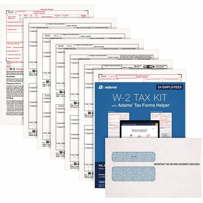 TOPS Products Form Kit Tax W-2 6PT TOP22904KIT