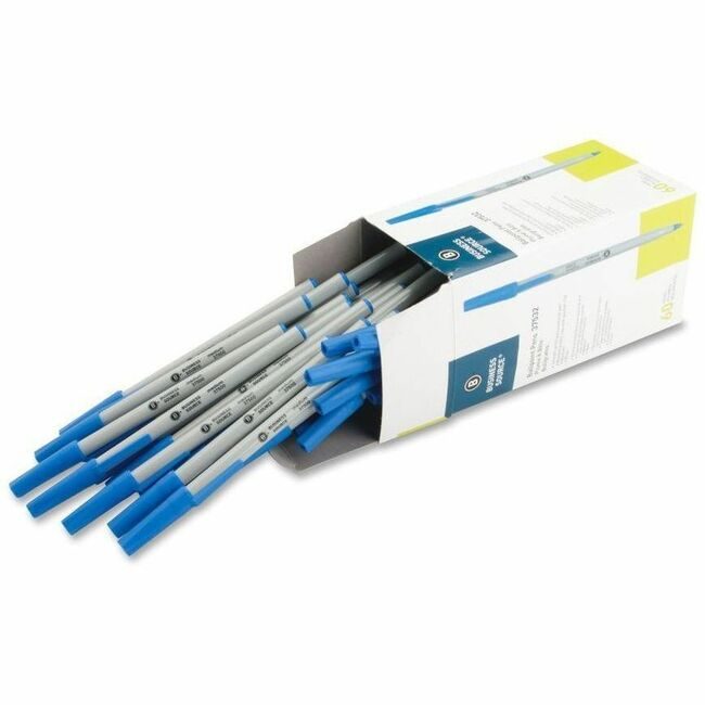 Business Source Pen Blpnt Stick Medium Be 60 Pack BSN37532CT