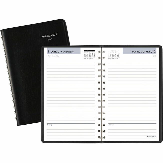 ACCO Brands AT-A-GLANCE Book Appt Daily Full Hr 5X8 AAGSK46-00