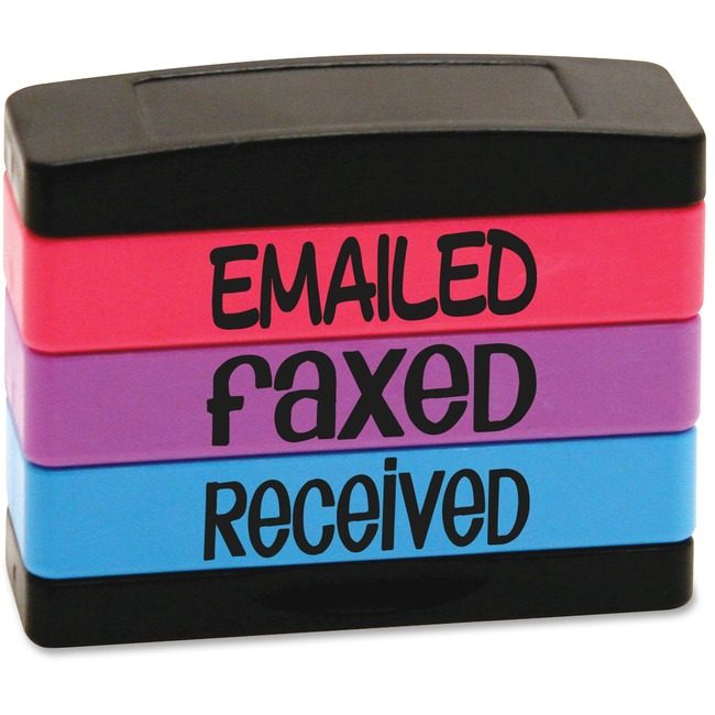 U.S. Stamp & Sign Stamp-Ever Stack Email/Fax/Recvd USS8800