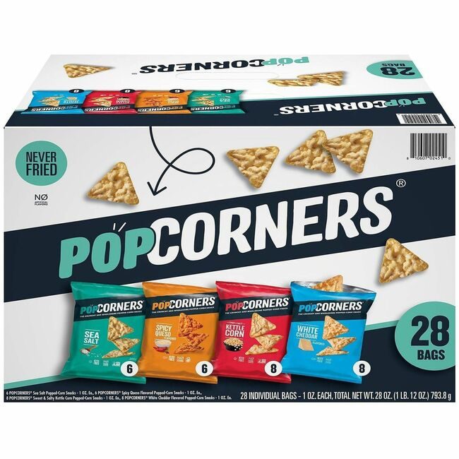 Varies / verify SKU SKU-LEVEL VERIFICATION REQUIRED Food Popcorners Vry 36 Count GRR22002179