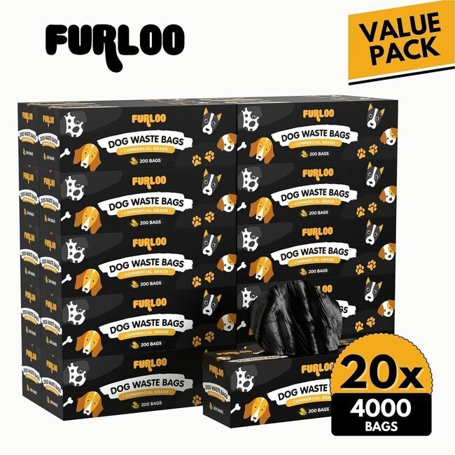GRITT Commercial Furloo Bags Petwaste 4000 Count GRIFLO220