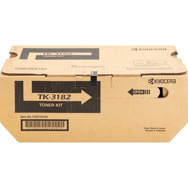 Kyocera Document Solutions Crtdg Lsr P3055DN Black 21K KYOTK3182