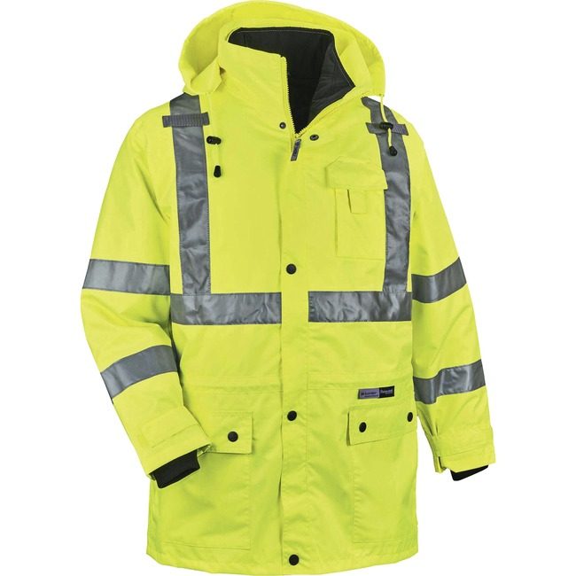 Ergodyne Jacket 4-IN-1 XL Lime EGO24385