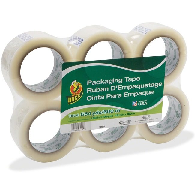 Shurtape Technologies Duck Brand Tape 1.88X110Y1.9 MIL Clear DUC240054