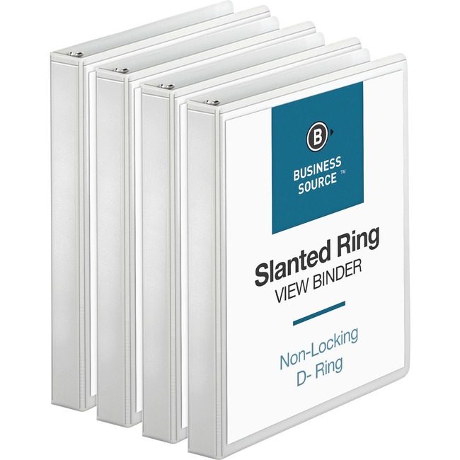 Business Source Binder View D-Ring 1" We BSN28440BD