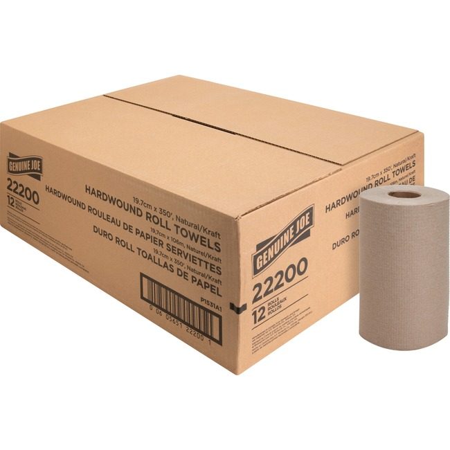 Genuine Joe Towel Hrdwnd 7-7/8X350 2"CR GJO22200