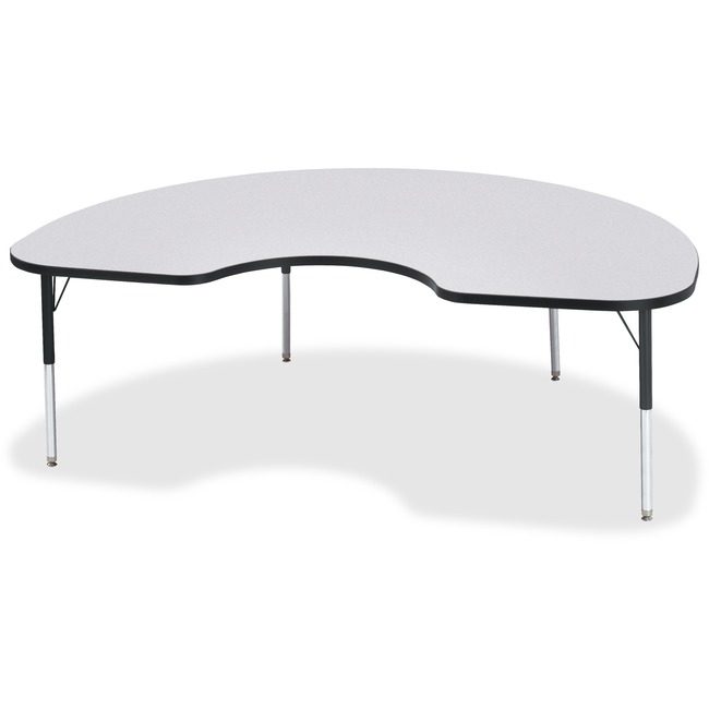 Jonti-Craft, Inc. Table Kidney 48X72 Gy/Bk JNT6423JCE180