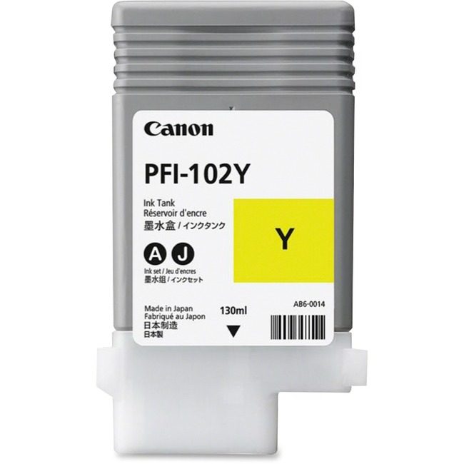 Canon U.S.A. Crtdg Ink PFI-102Y Yw CNM0898B001AA