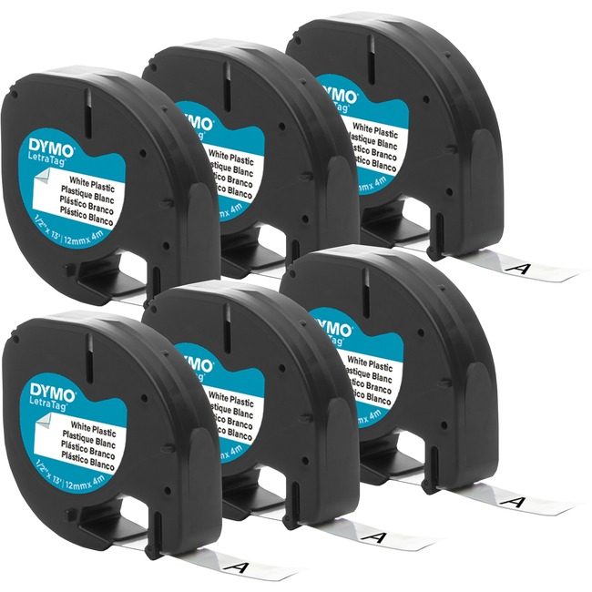 Newell Brands DYMO Tape Lbl Ltag Plas .5" We 6 DYM2050823