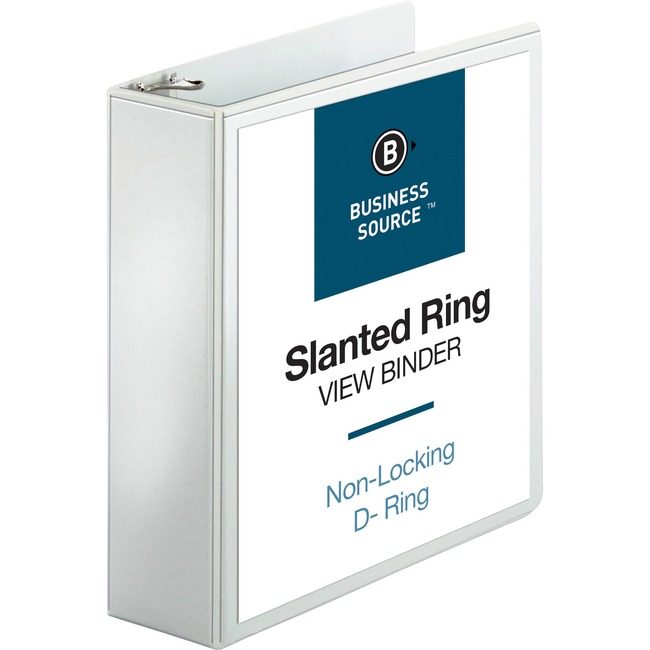 Business Source Binder View D-Ring 3" We BSN28443