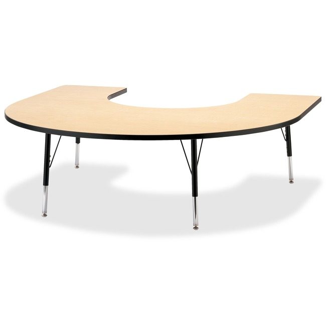 Jonti-Craft, Inc. Table Horseshoe 60X66 Mp/Bk JNT6445JCE011