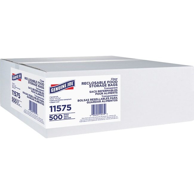 Genuine Joe Bag Sandwich Reclosable GJO11575CT
