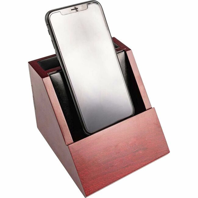 Dacasso Desktop Phone Lthr Rosewood DACA8050