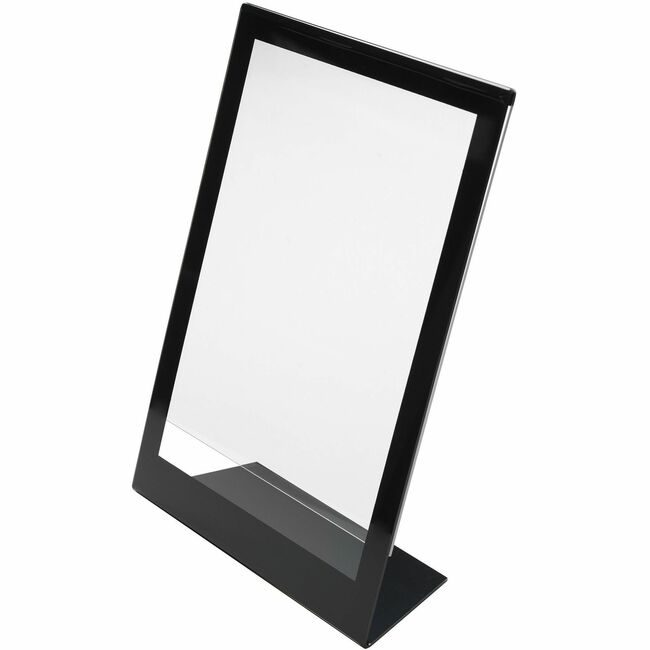Deflecto Sign 8.5X11 Black Border DEF69775