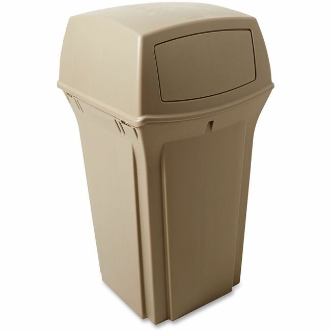 Rubbermaid Commercial Products Trashcan 2DOOR 35GL Beige RCP843088BG