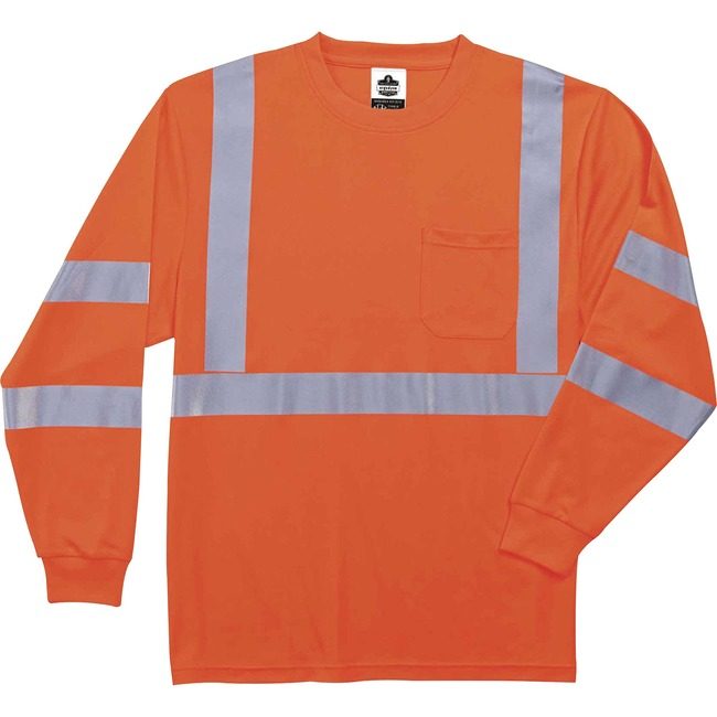 Ergodyne T-Shirt Long Sleeve 2X Orng EGO21716