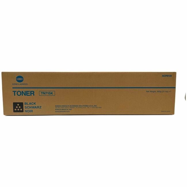 Konica Minolta Crtdg Toner TN715K Black KNMACP8130