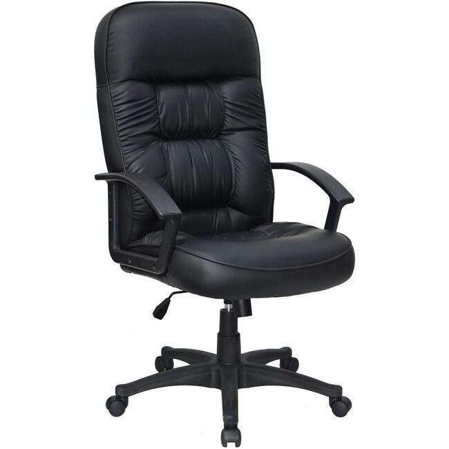 Lorell Chair Exec Ovr-Szd Lthr Black LLR60116