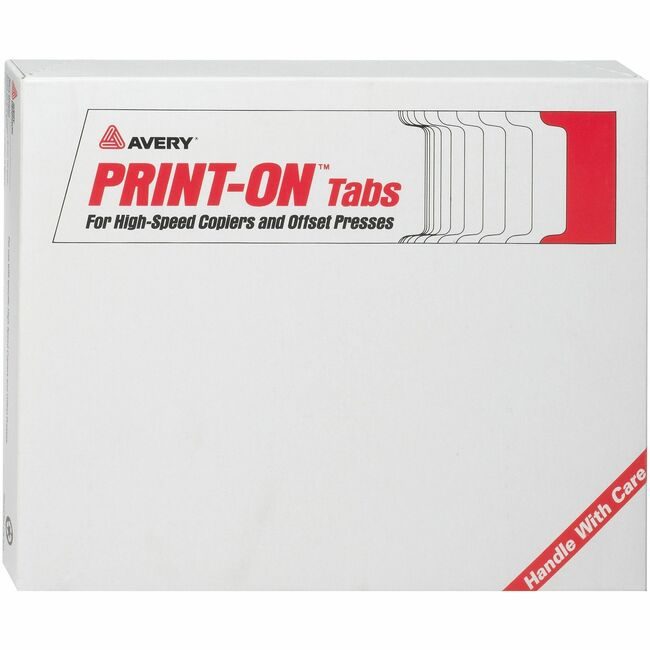 Avery Products Corporation Tabs Print-On Unpunched AVE20405