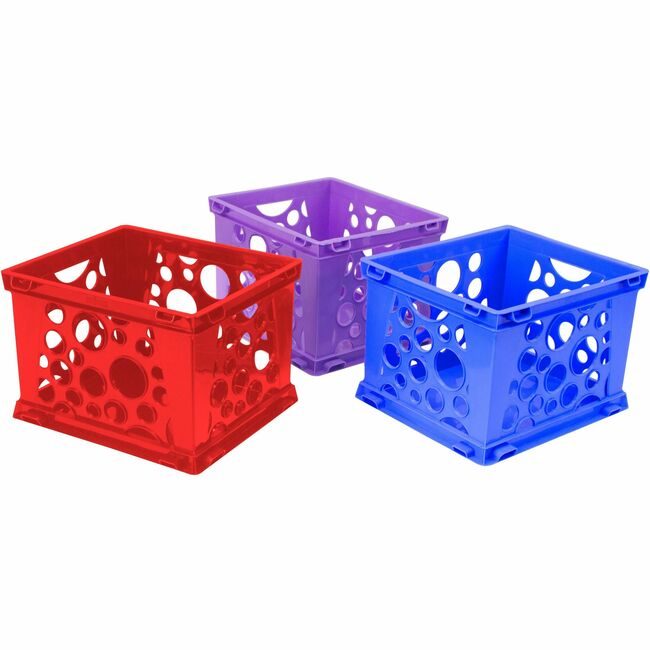 Storex Crate Premium Assorted 3 Count STX61797U03C