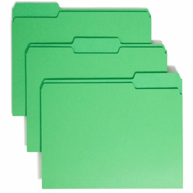 Smead Manufacturing Co. Folder File Letter 1/3 Green SMD12143