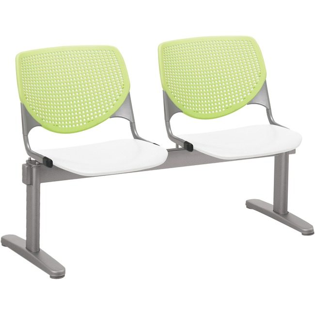 KFI Seating Beamseat 2SEAT Green/White KFI2300BEAM2148