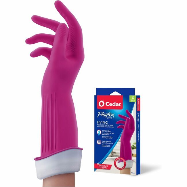 Freudenberg Household Products LP O-Cedar Gloves Hsehld Reusable Small FHP166118