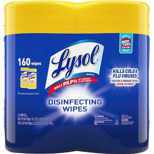 Reckitt Lysol / Resolve / Air Wick / Easy-Off / product-specific Wipes Disnfctnt 160 SHT Tub RAC80296