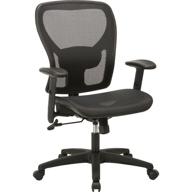 Lorell Chair Mid Back Soho Black LLR83293