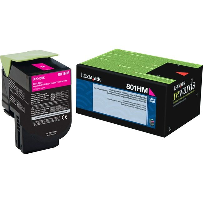 Lexmark International Crtdg Tnr Rtn P Hy Ma 801HM LEX80C1HM0