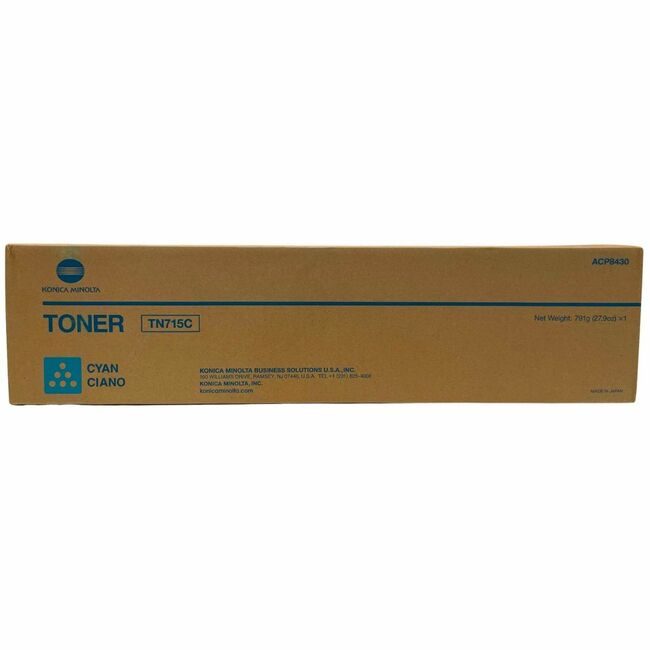 Konica Minolta Crtdg Toner TN715C Cyn KNMACP8430