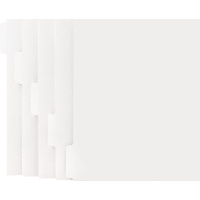 Business Source Tabs Print-On Unpunched BSN21002