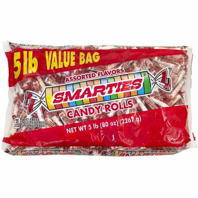 Varies / verify SKU SKU-LEVEL VERIFICATION REQUIRED Candy Smarties 5LB GRR20900009