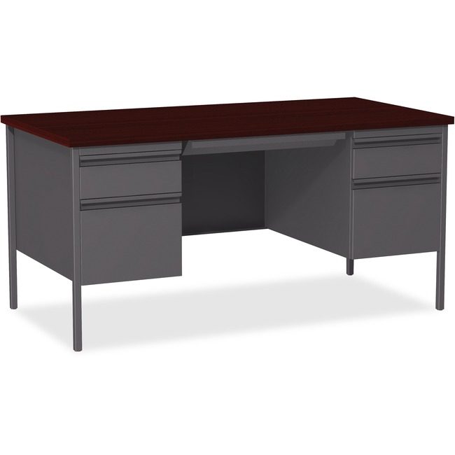 Lorell Desk Dblped 30X60 Mhgy LLR60928