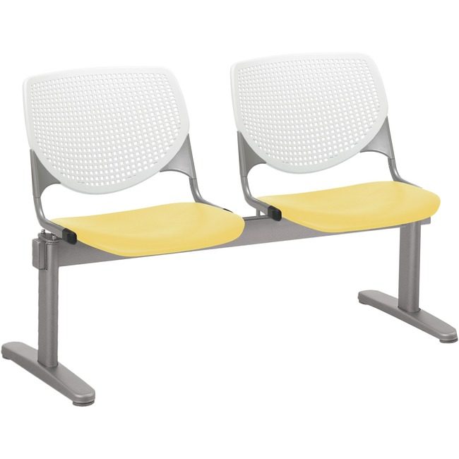 KFI Seating Beamseat 2SEAT White/Yel KFI2300BEAM2812