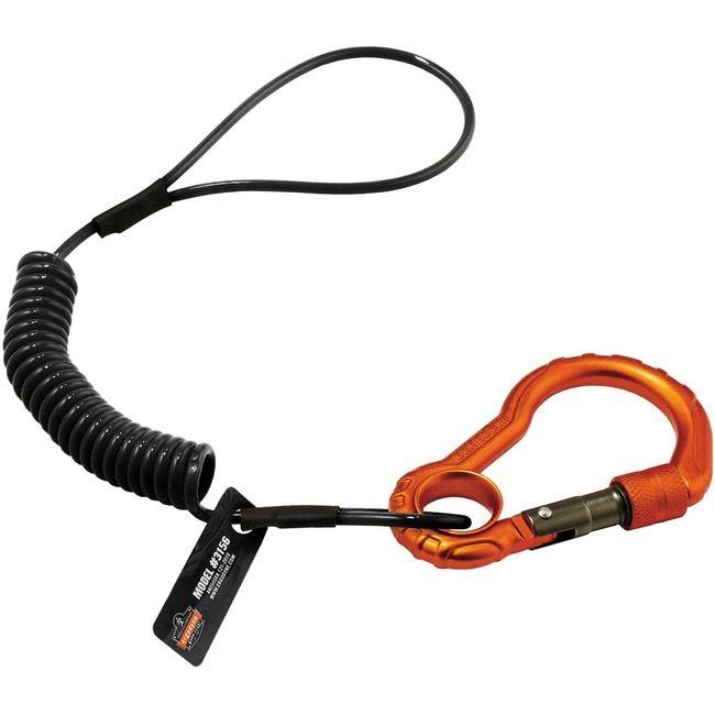 Ergodyne Tool Lanyard Coil Black EGO19161