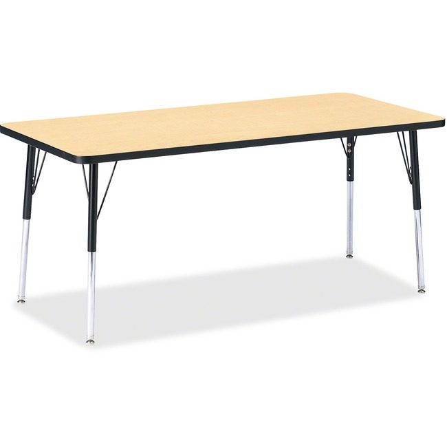 Jonti-Craft, Inc. Table Rectangle 30X72 Mp/Bk JNT6413JCA011