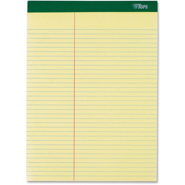 TOPS Products Writing Pads 8-1/2" X 11-3/4" TOP63396