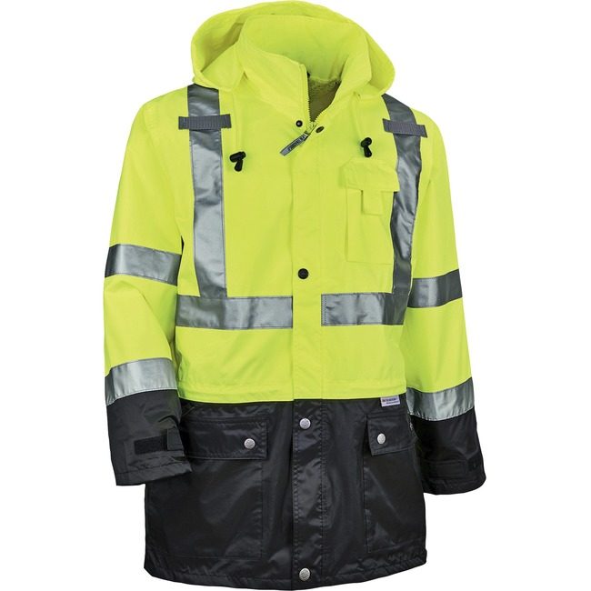 Ergodyne Rain Jacket 2X Lime EGO25326