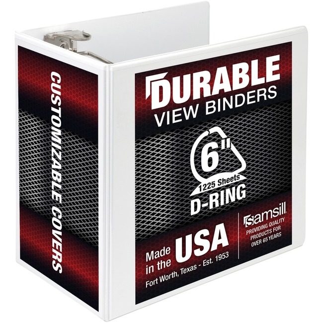 Samsill Binder Nonstck D-Ring 6" We SAM16427