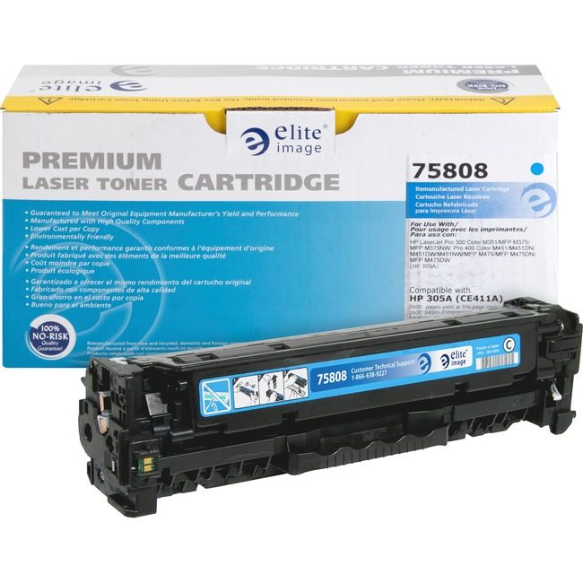 Elite Image Crtdg HP CE411A Cyn 2.6K ELI75808