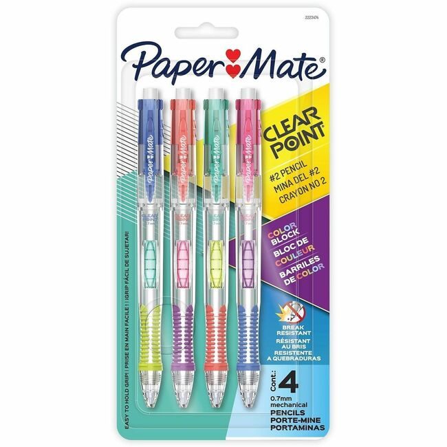 Newell Brands Paper Mate Pencil Mch Clrpnt 0.7MM 4 Count PAP2223474